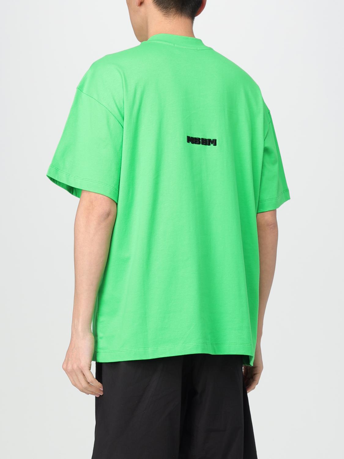 MSGM T-SHIRT: T-shirt men MSGM, Green - Img 3