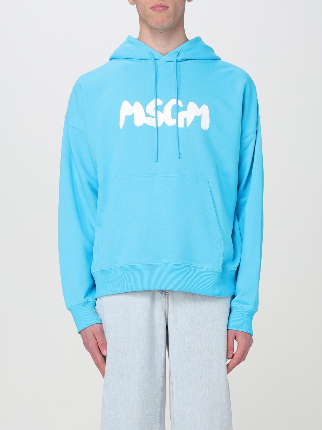 MSGM スウェットシャツ: スウェットシャツ メンズ MSGM, アジュール - Img 1