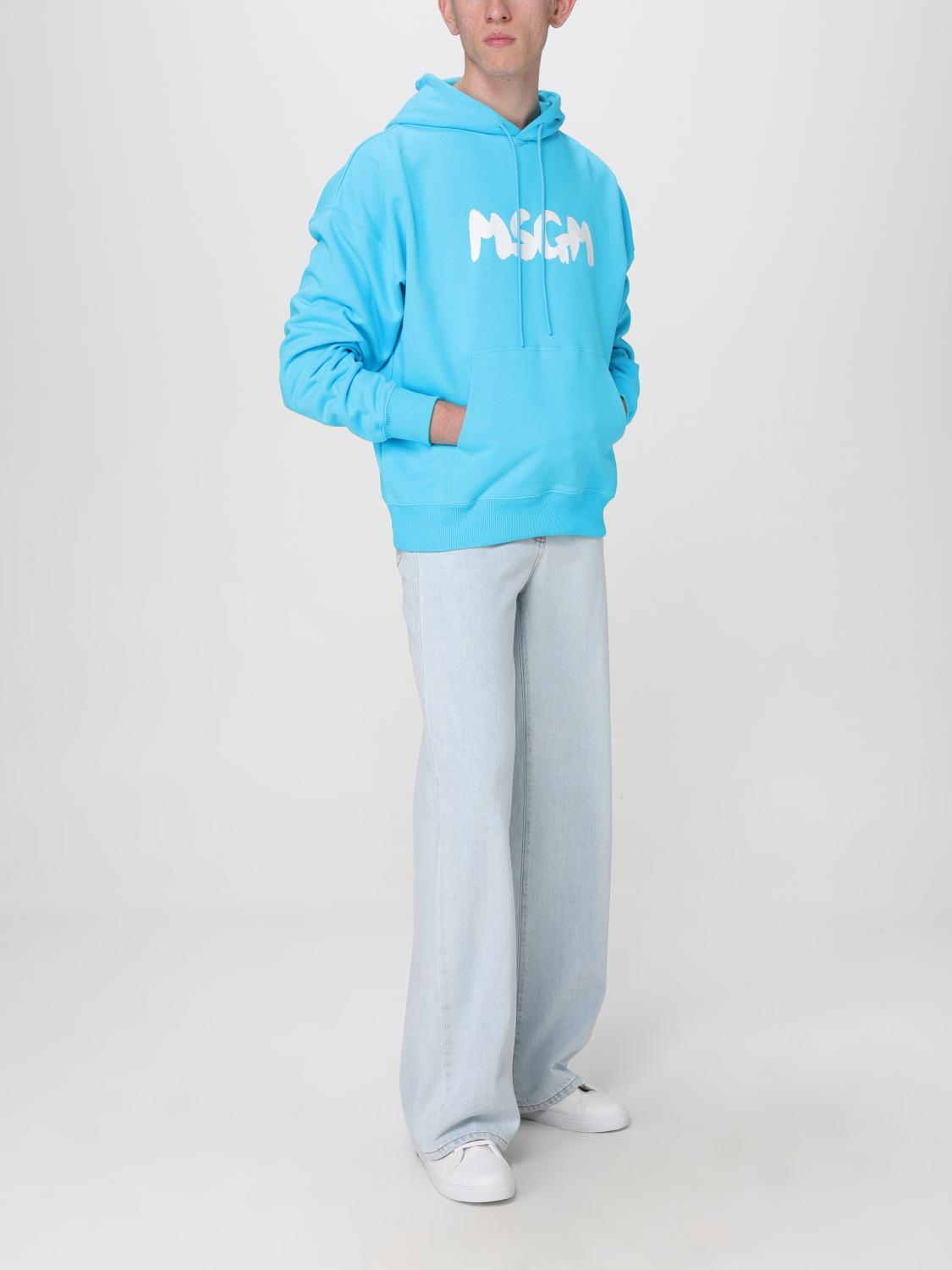 MSGM スウェットシャツ: スウェットシャツ メンズ MSGM, アジュール - Img 2