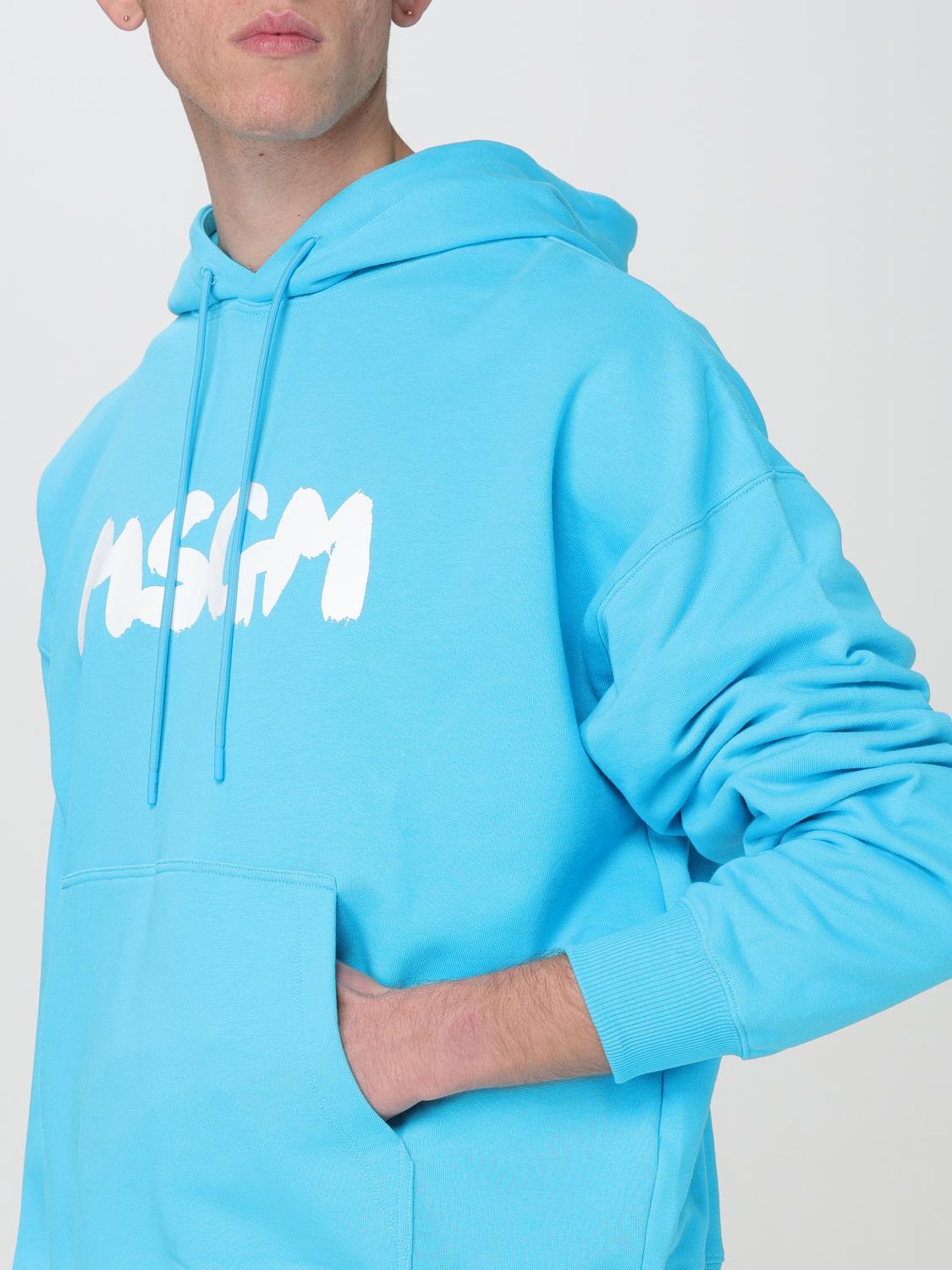 MSGM スウェットシャツ: スウェットシャツ メンズ MSGM, アジュール - Img 4