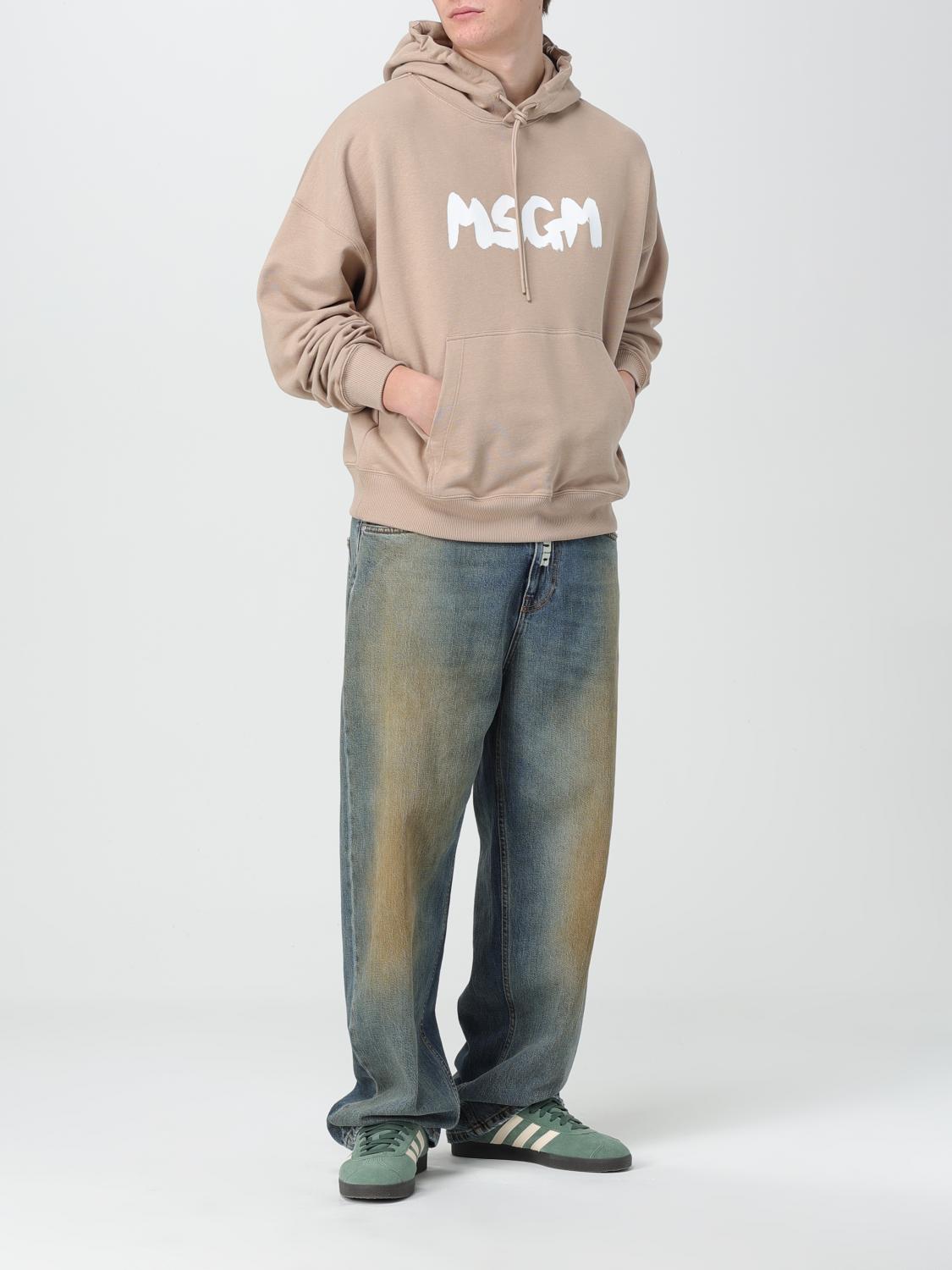 MSGM スウェットシャツ: スウェットシャツ メンズ MSGM, サンド - Img 2