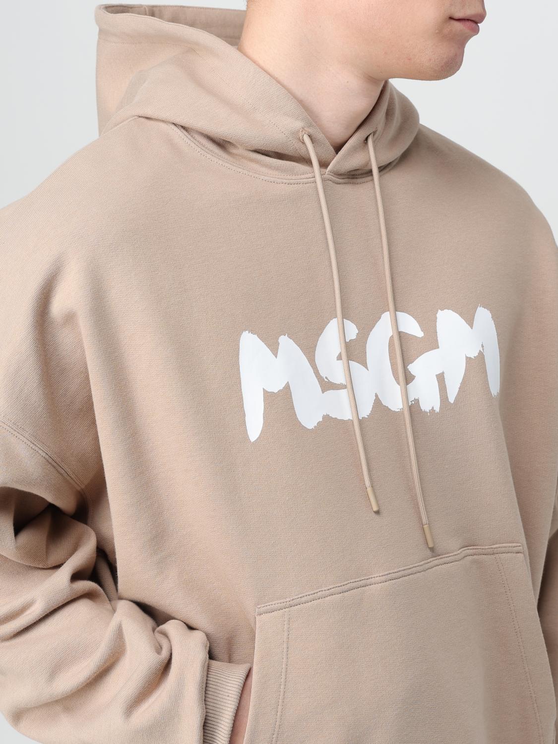 MSGM スウェットシャツ: スウェットシャツ メンズ MSGM, サンド - Img 4