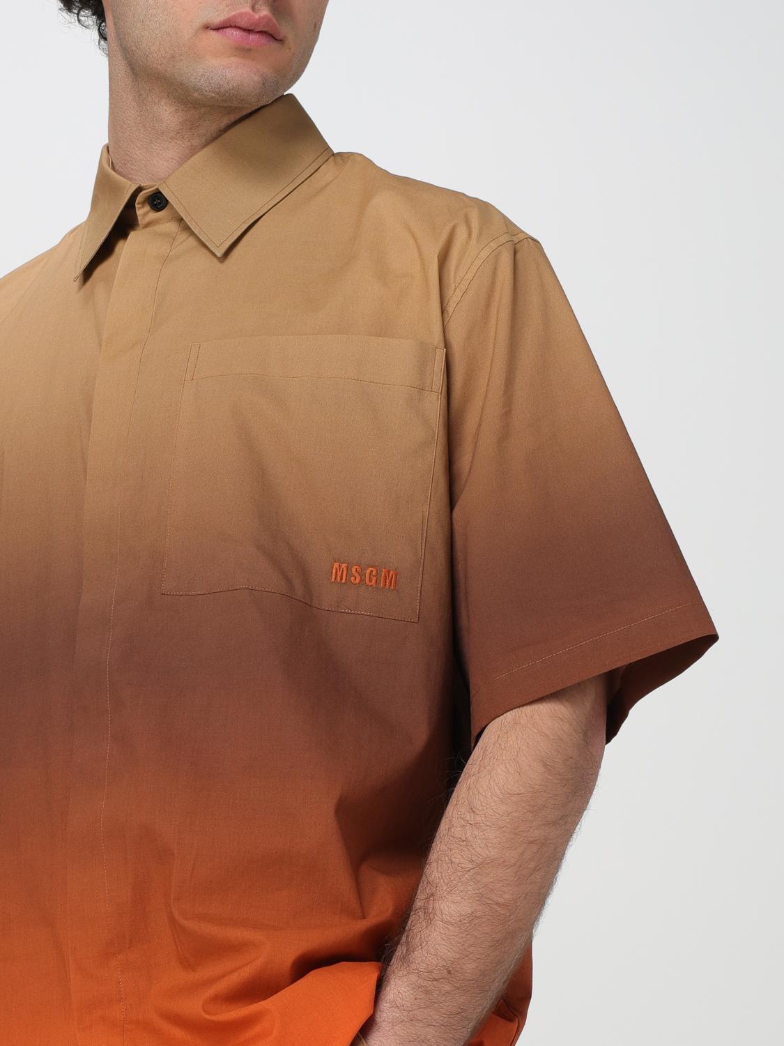 MSGM CHEMISE: Chemise homme MSGM, Beige - Img 4
