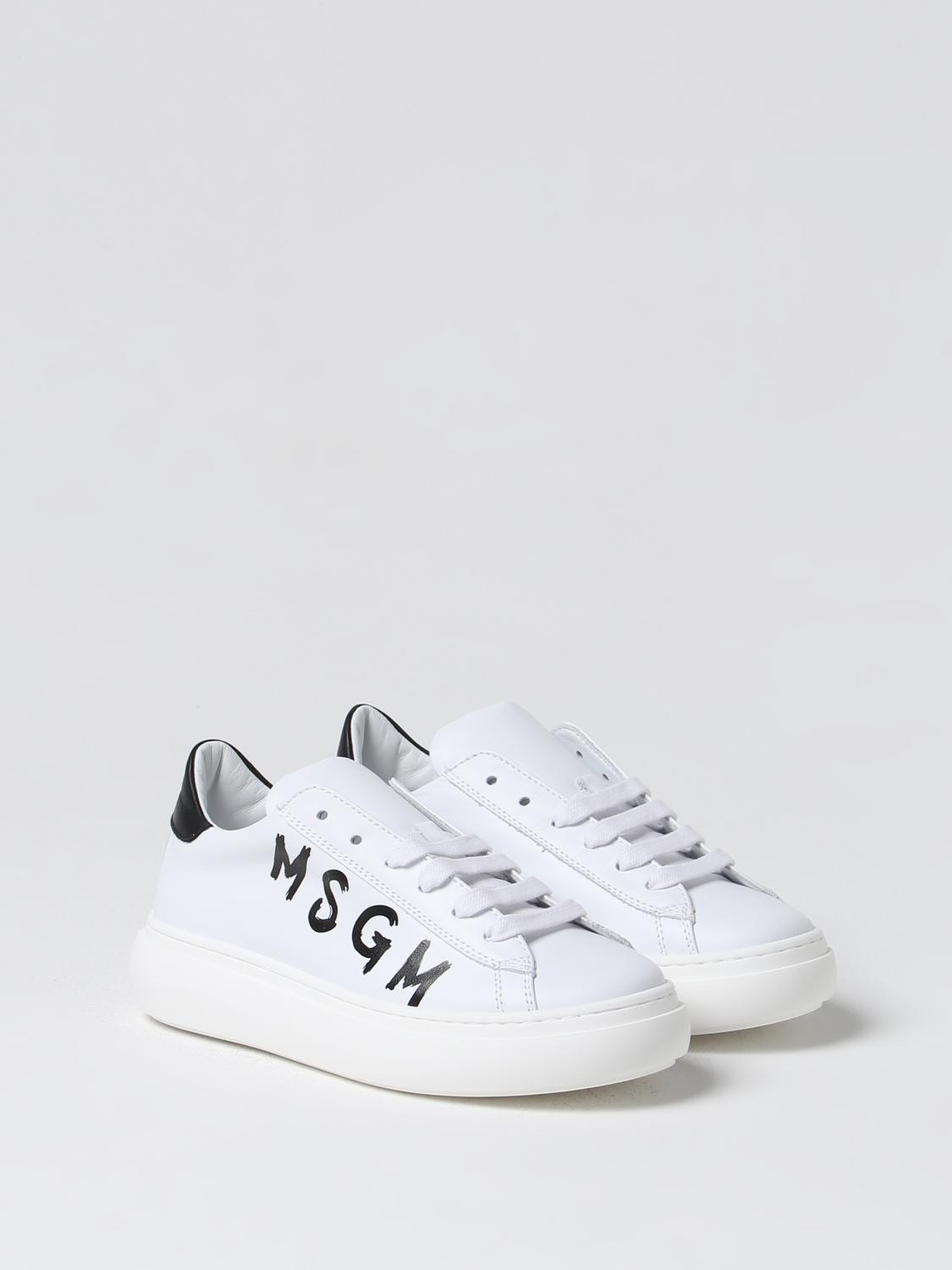 MSGM KIDS BASKETS: Baskets enfant MSGM Kids, Blanc - Img 2