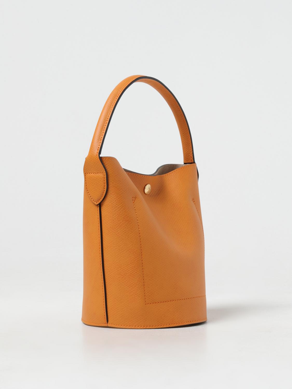 LONGCHAMP BORSA MINI: Borsa Épure S Longchamp in pelle a grana, Ocra - Img 2