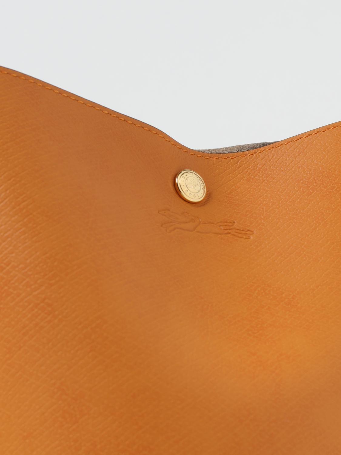 LONGCHAMP BORSA MINI: Borsa Épure S Longchamp in pelle a grana, Ocra - Img 3