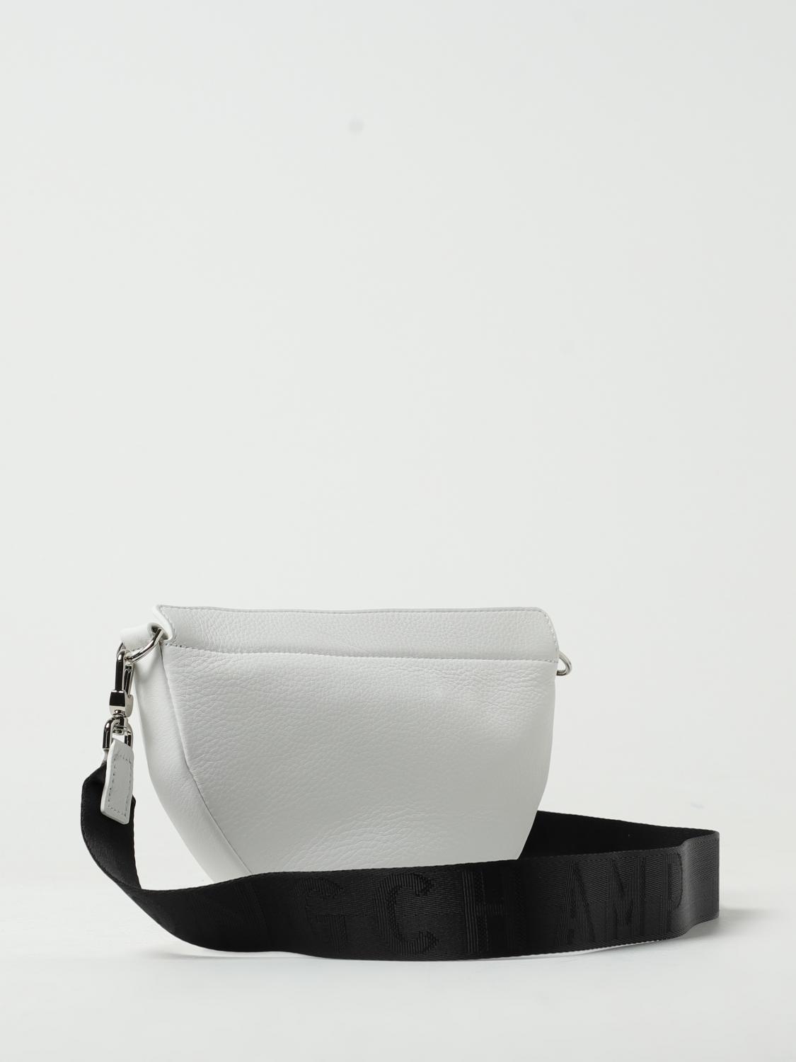 LONGCHAMP BORSA MINI: Borsa Smile S Longchamp in pelle a grana con tracolla, Bianco - Img 2