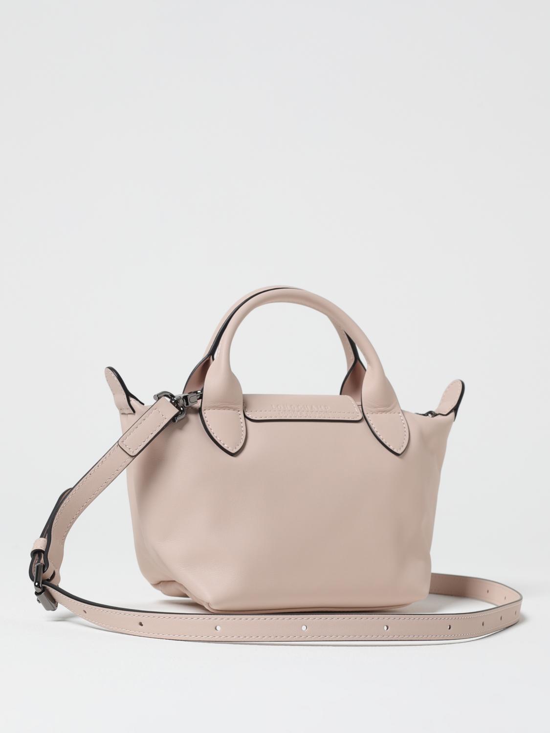 LONGCHAMP MINI BAG: Longchamp Le Pliage Xtra leather bag with shoulder strap, Pink - Img 2