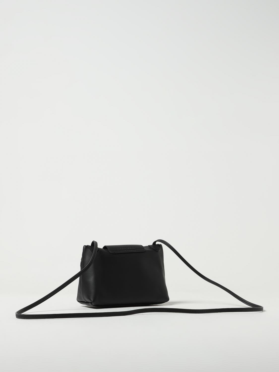 LONGCHAMP BORSA A TRACOLLA: Borsa Le Pliage Xtra Longchamp in pelle con tracolla, Nero - Img 2