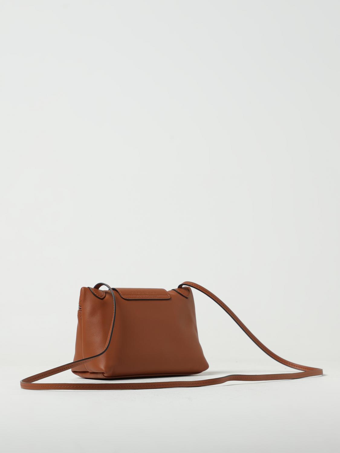 LONGCHAMP BORSA A TRACOLLA: Borsa Le Pliage Xtra Longchamp in pelle con tracolla, Cuoio - Img 2
