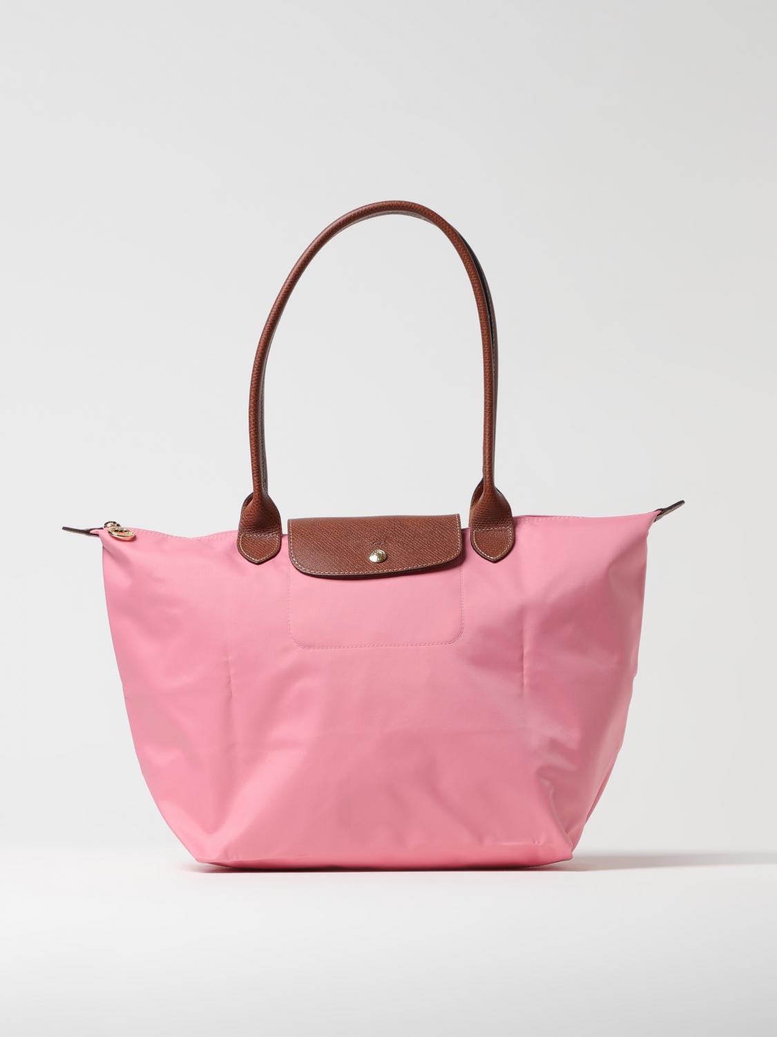 LONGCHAMP BOLSO DE HOMBRO: Bolso de hombro mujer Longchamp, Rosa - Img 1