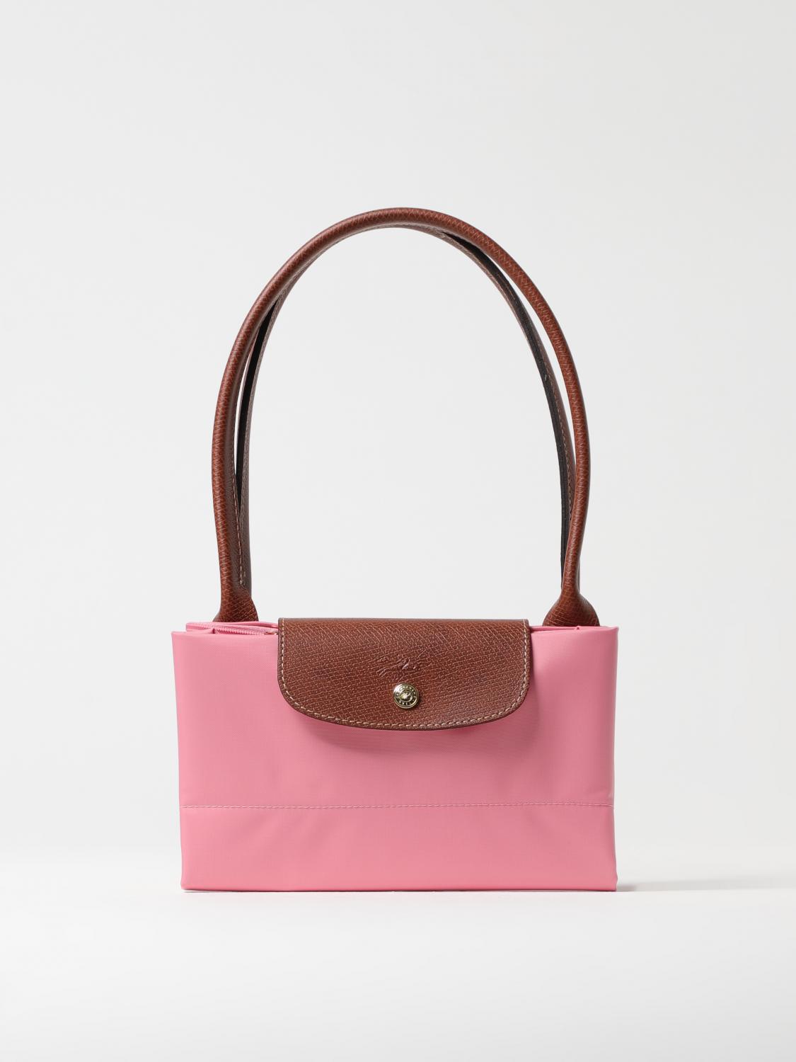 LONGCHAMP BOLSO DE HOMBRO: Bolso de hombro mujer Longchamp, Rosa - Img 4