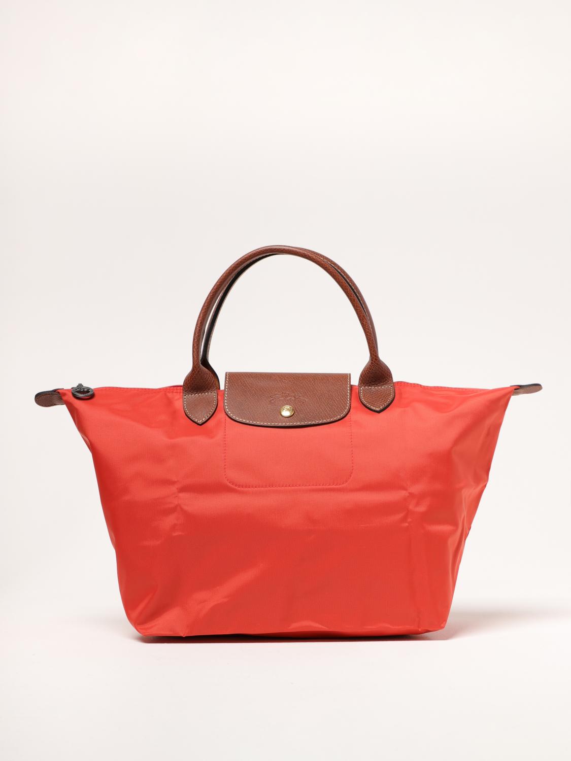 LONGCHAMP СУМКА С КОРОТКИМИ РУЧКАМИ: Наплечная сумка Женское Longchamp, Коралловый - Img 1