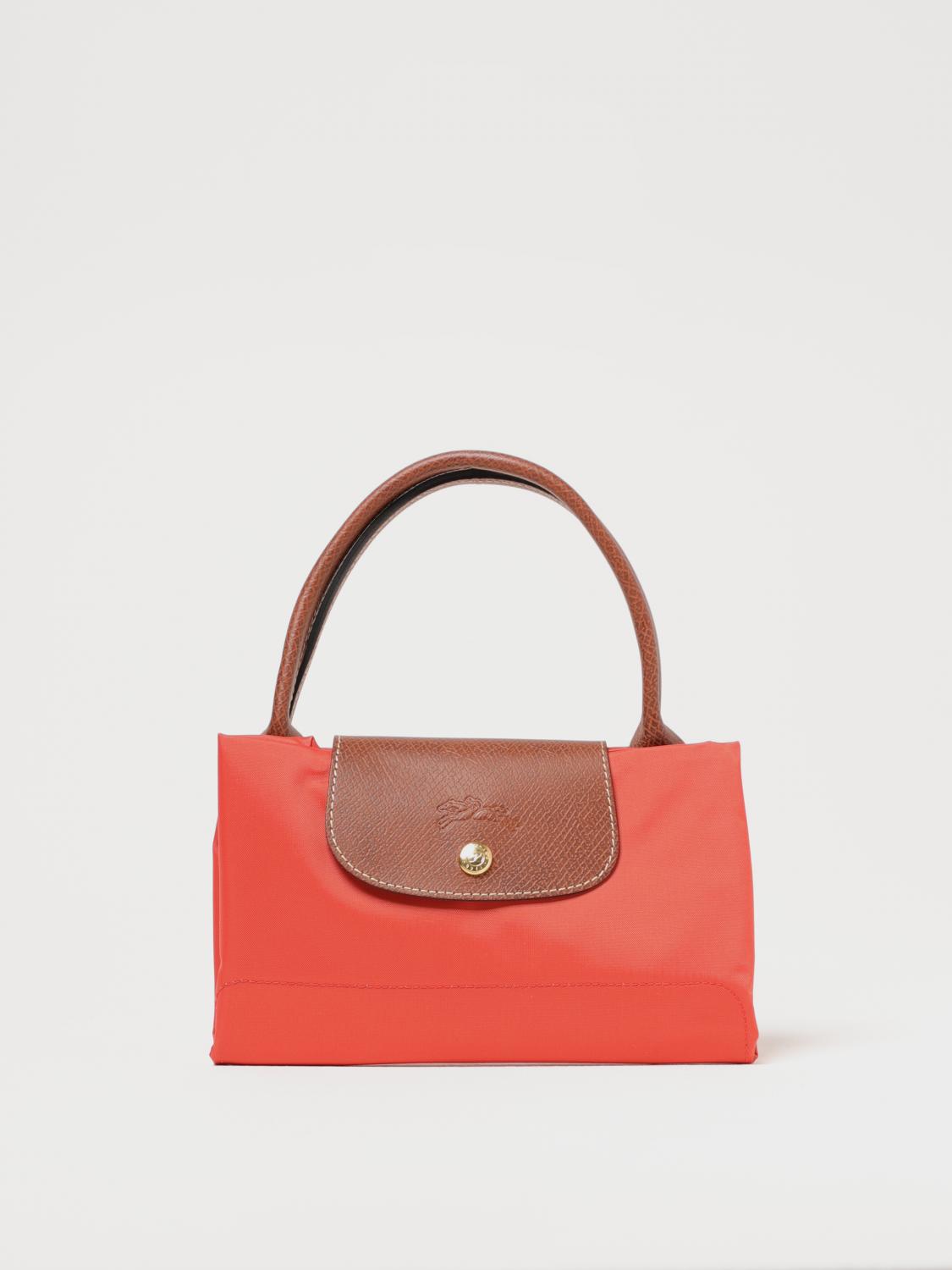 LONGCHAMP СУМКА С КОРОТКИМИ РУЧКАМИ: Наплечная сумка Женское Longchamp, Коралловый - Img 4