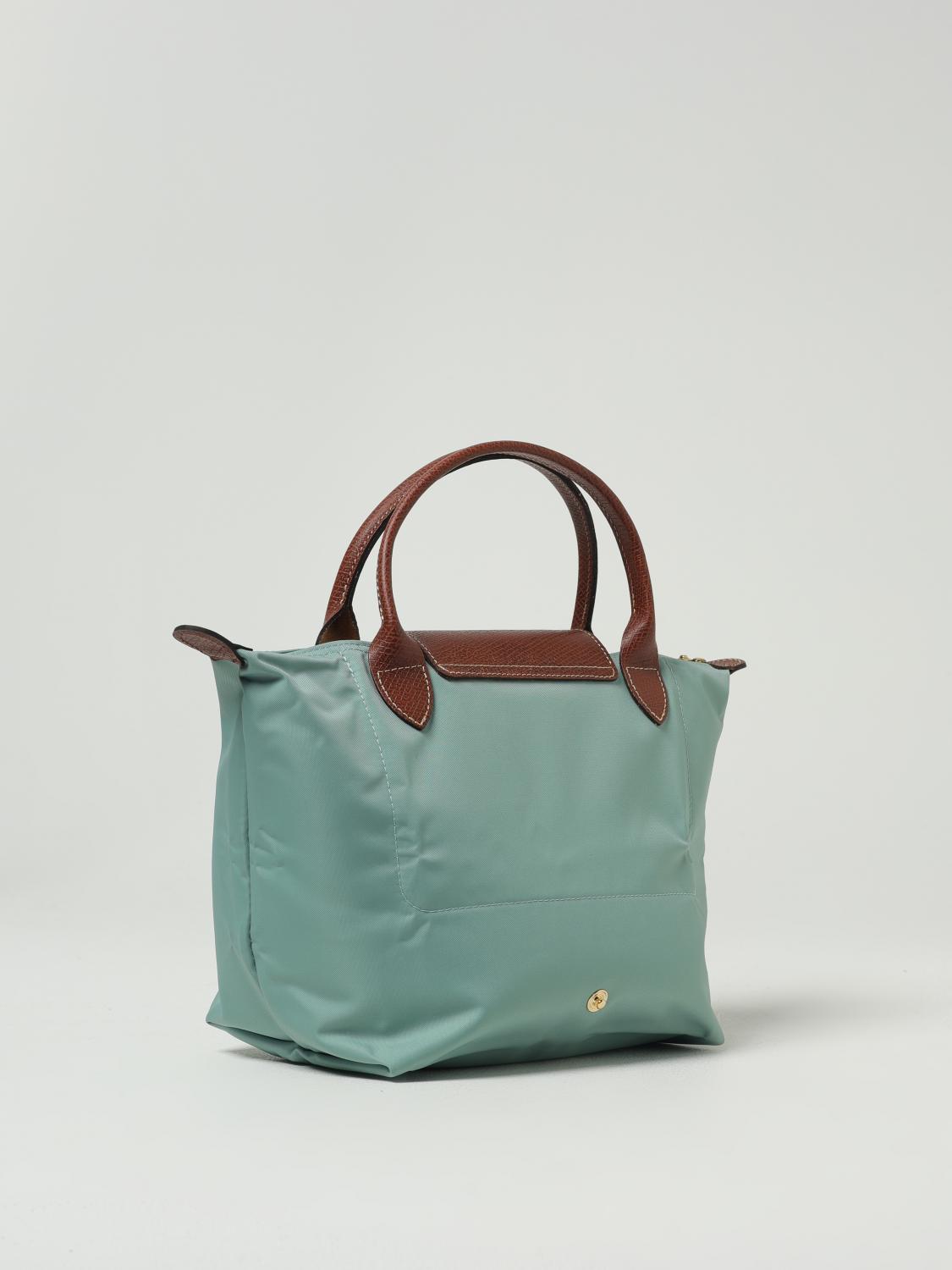 LONGCHAMP BORSA MINI: Borsa Le Pliage Original S Longchamp in nylon, Menta - Img 2