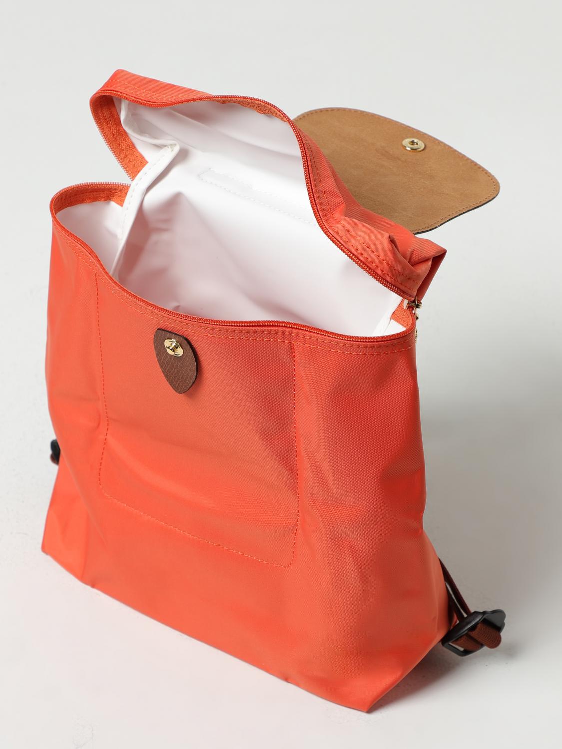 LONGCHAMP RUCKSACK: Schultertasche damen Longchamp, Orange - Img 4