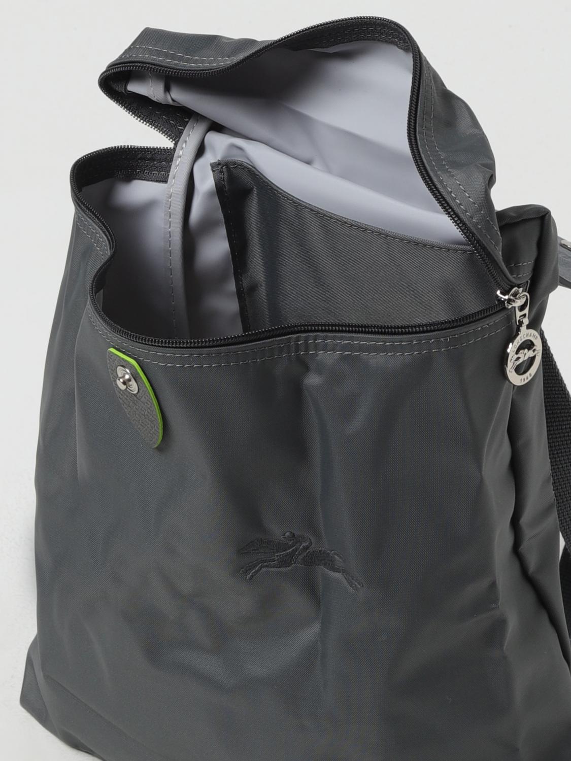 LONGCHAMP MOCHILA: Bolso de hombro mujer Longchamp, Gris - Img 4