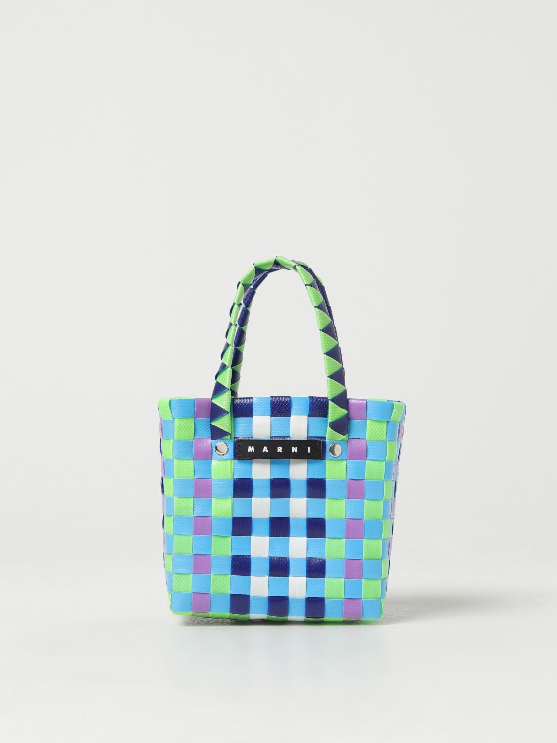 MARNI CLUTCH TASCHE: Tasche kinder Marni, Hellblau - Img 1