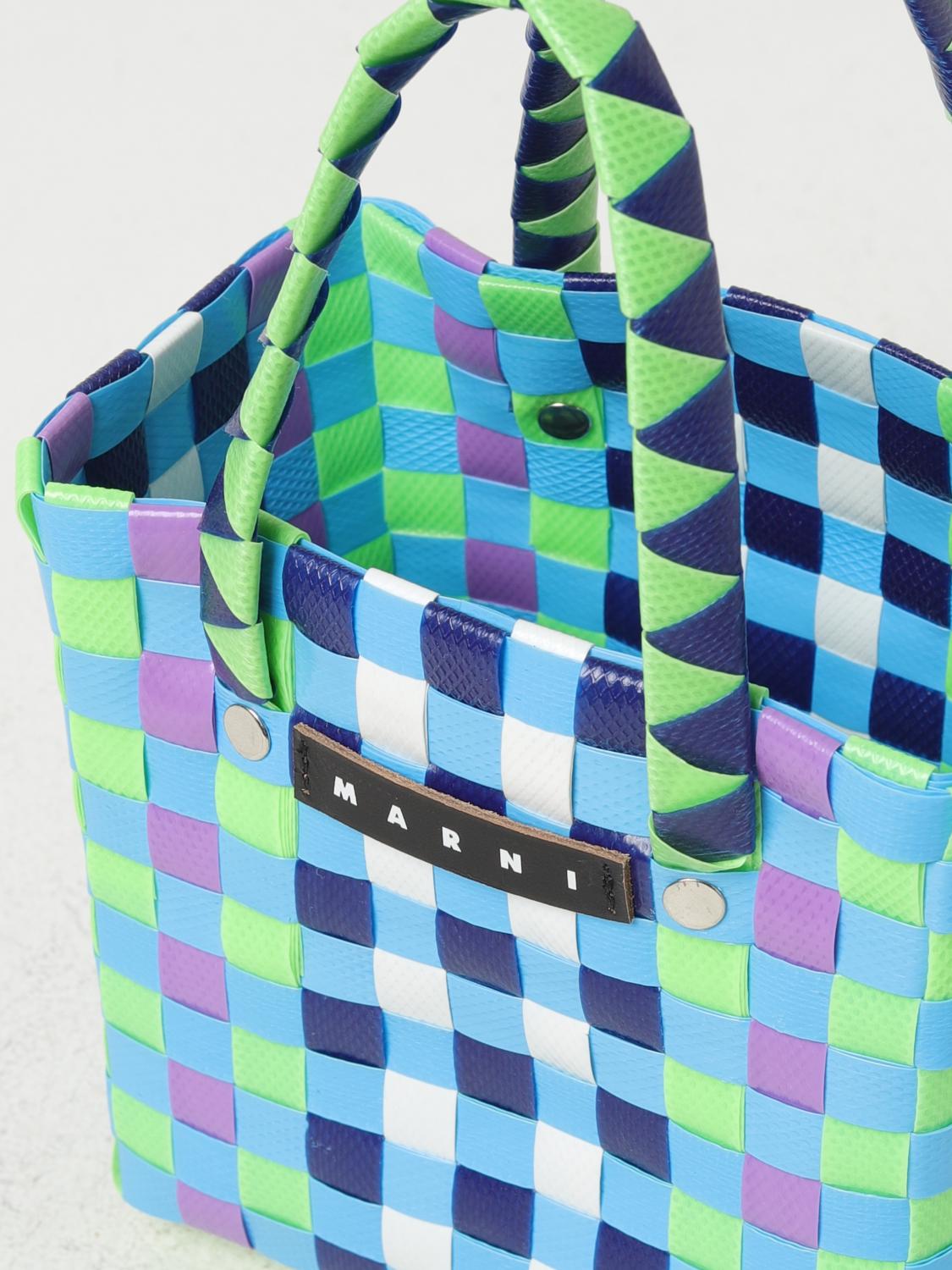 MARNI CLUTCH TASCHE: Tasche kinder Marni, Hellblau - Img 3