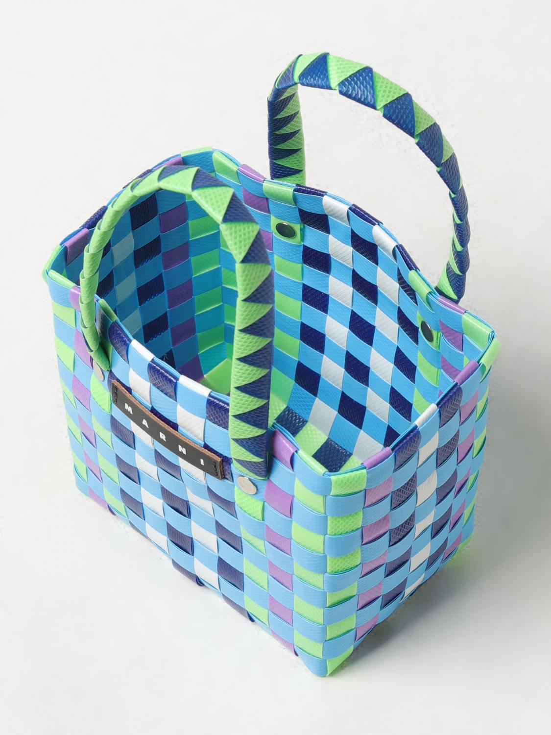 MARNI CLUTCH TASCHE: Tasche kinder Marni, Hellblau - Img 4