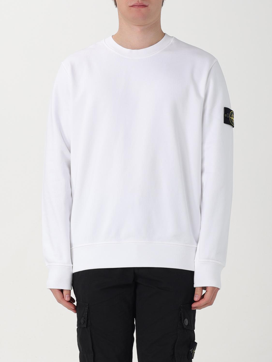 STONE ISLAND SWEATSHIRT: Sweatshirt men Stone Island, White - Img 1