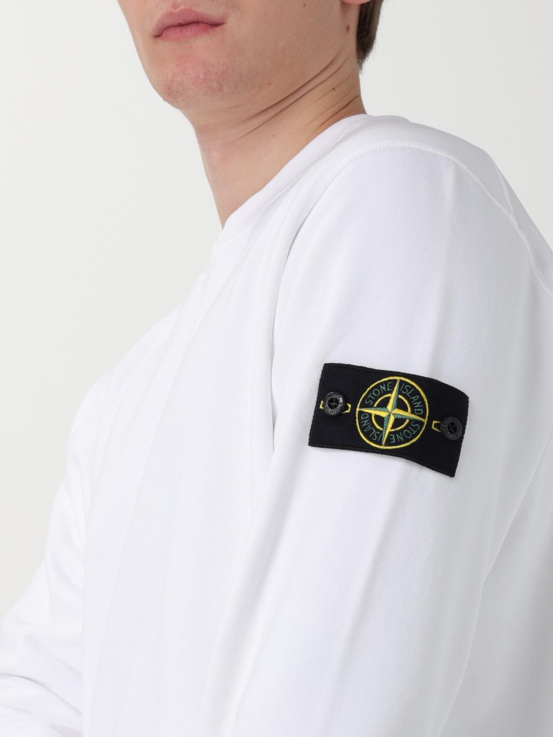 STONE ISLAND SWEATSHIRT: Sweatshirt men Stone Island, White - Img 5