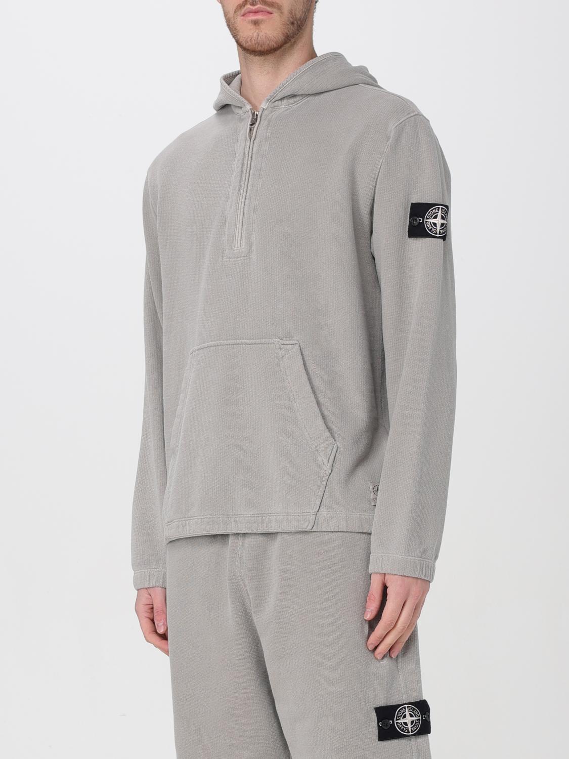 Stone Island Sweatshirt men - Grey | 636T3 | GIGLIO.COM