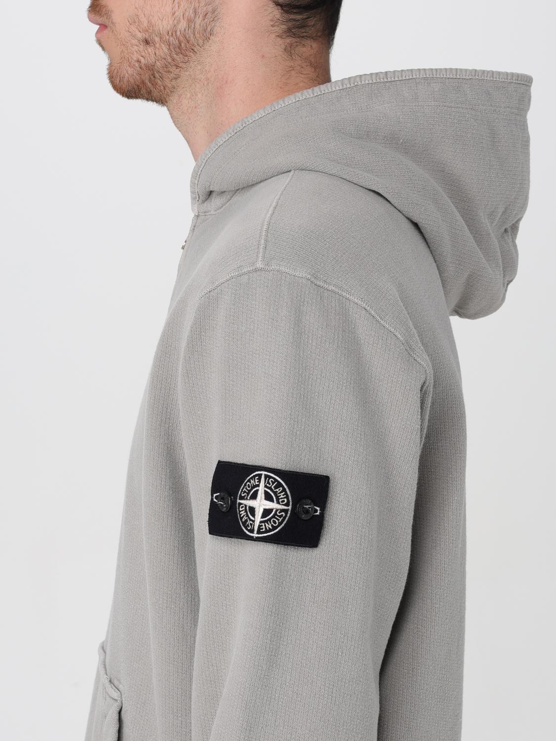 Stone Island Sweatshirt men - Grey | 636T3 | GIGLIO.COM
