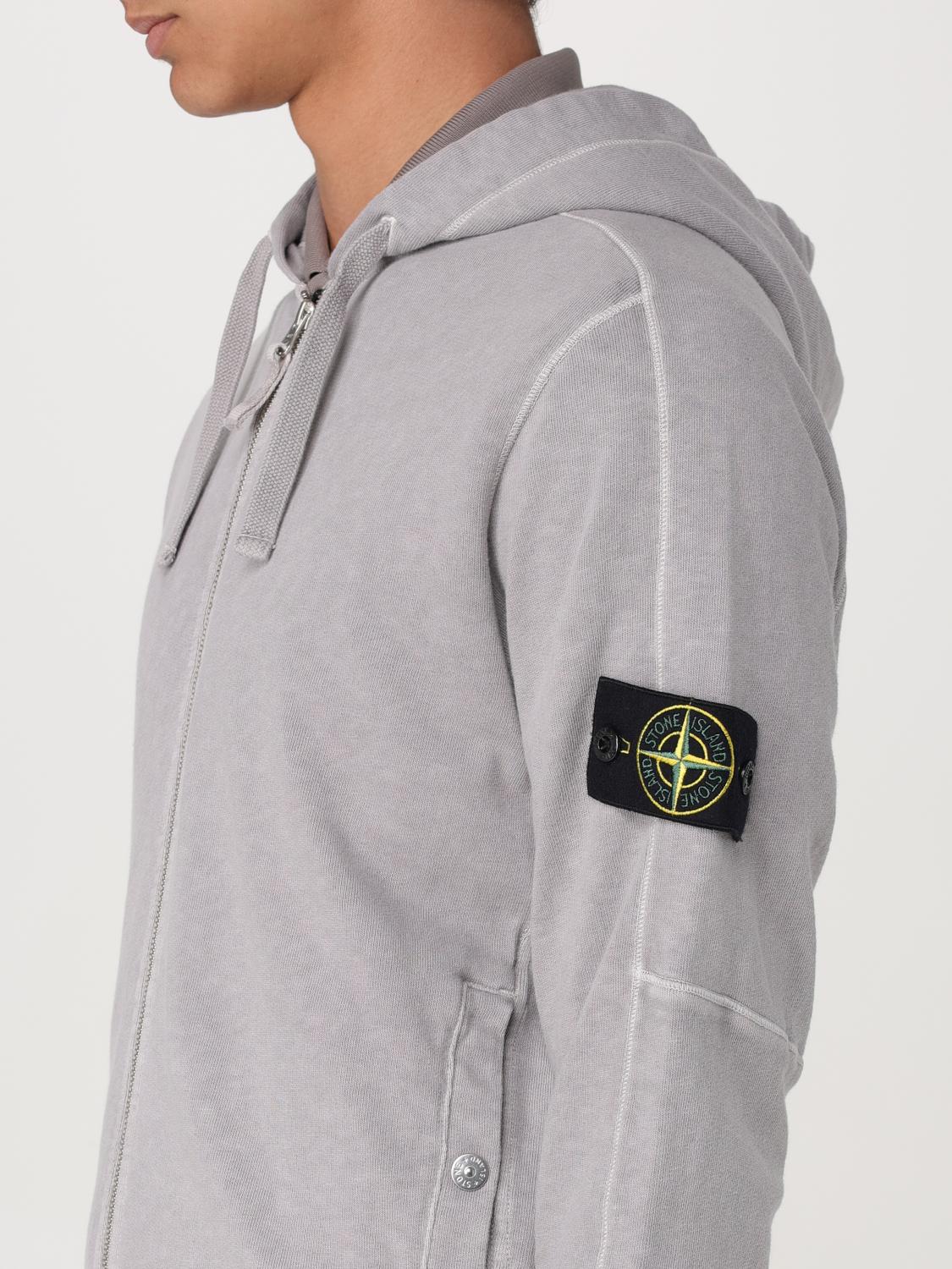 STONE ISLAND:スウェットシャツ メンズ - グレー | GIGLIO.COM STONE ISLAND:スウェットシャツ メンズ - グレー | GIGLIO.COM