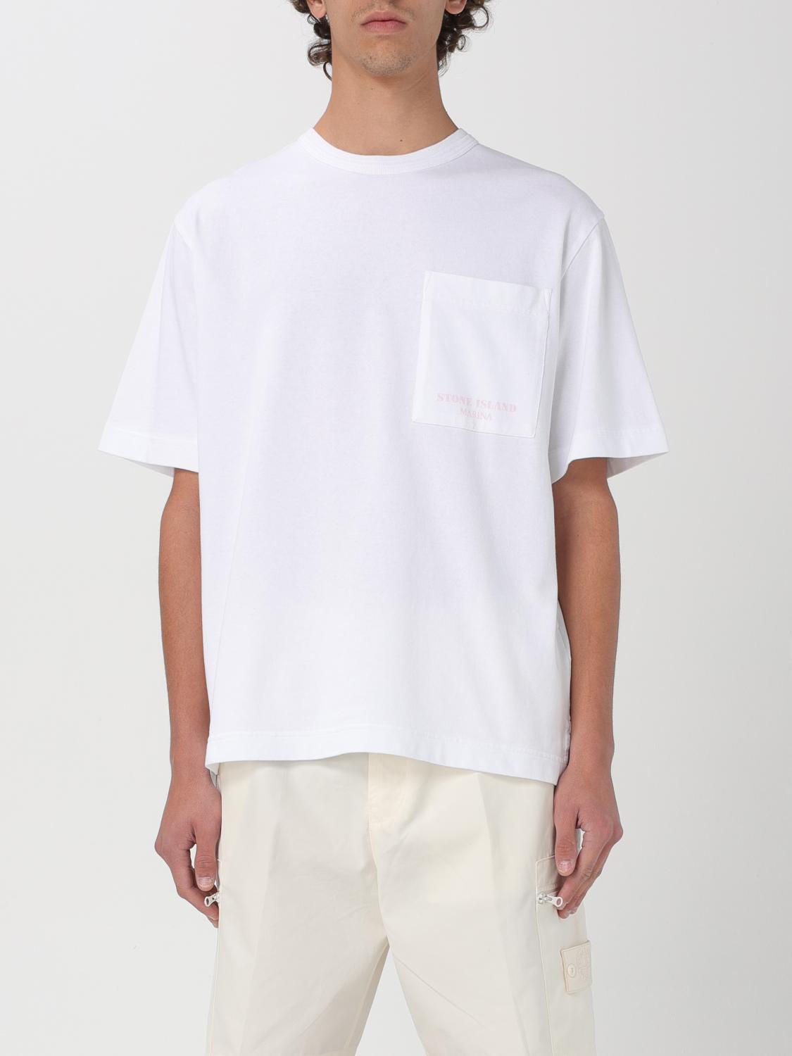 STONE ISLAND ホワイト TシャツXL中古品 ISLAND STONE ホワイト STONE ISLAND ホワイト TシャツXL中古品 ISLAND STONE ホワイト
