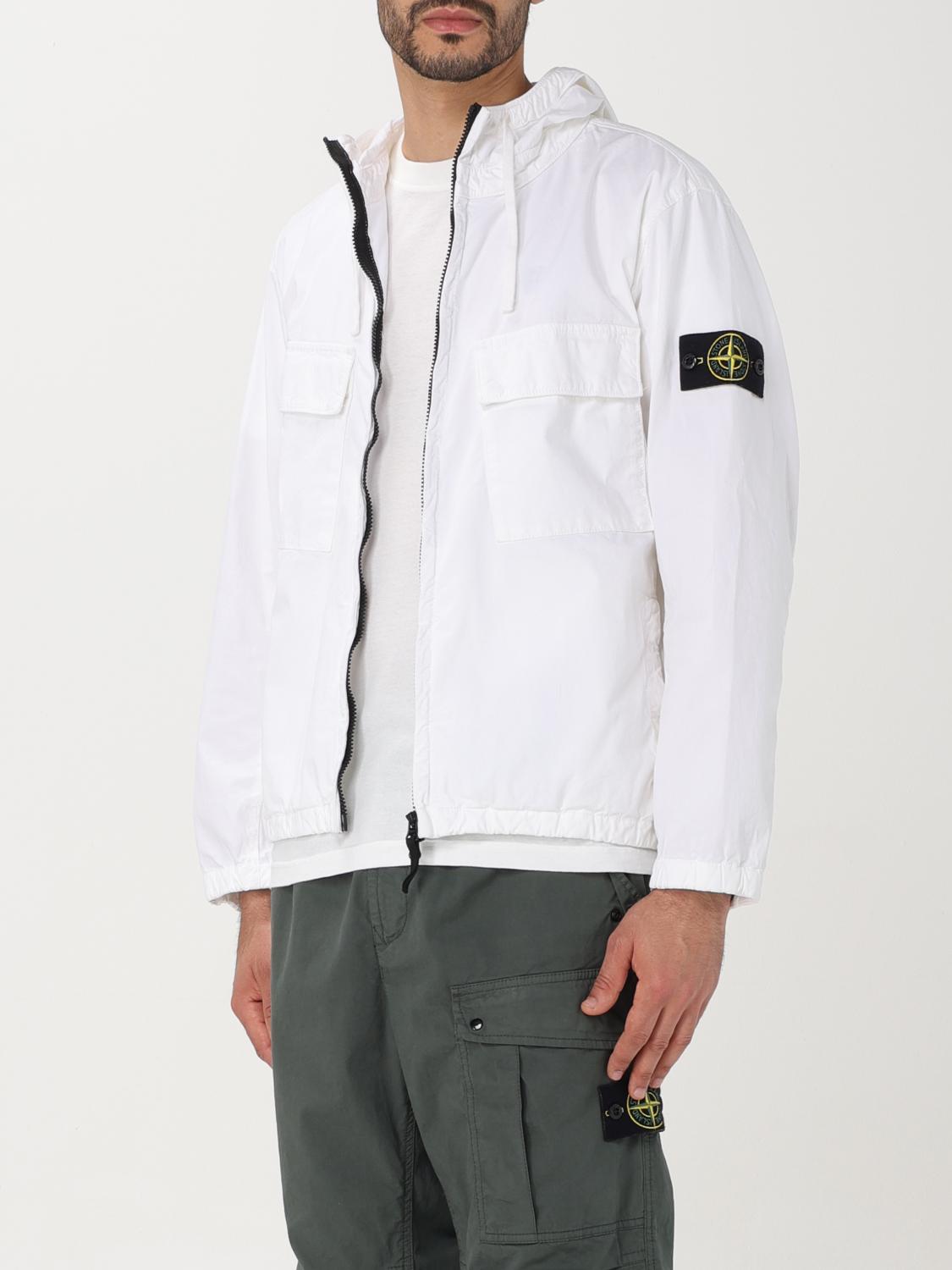STONE ISLAND: Jacket men - White | Stone Island jacket 42610