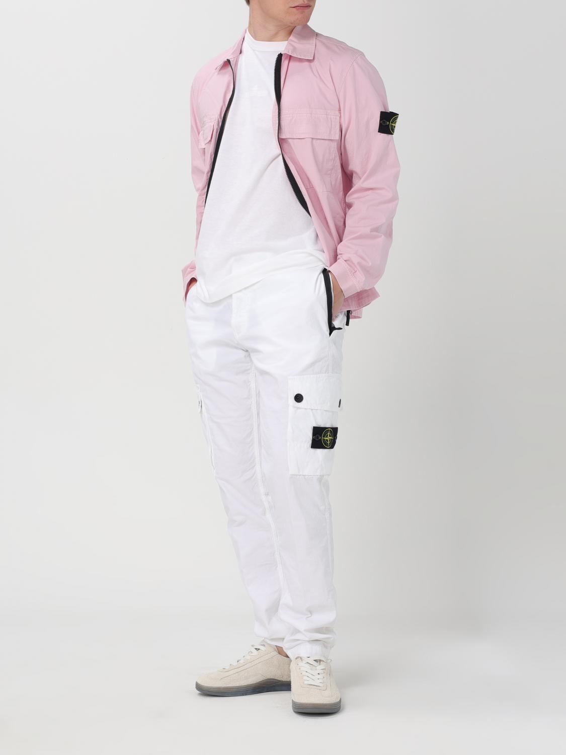 STONE ISLAND パンツ: パンツ メンズ Stone Island, ホワイト - Img 2