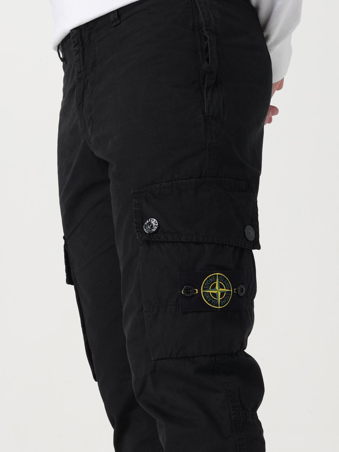 STONE ISLAND PANTS: Pants men Stone Island, Black - Img 5