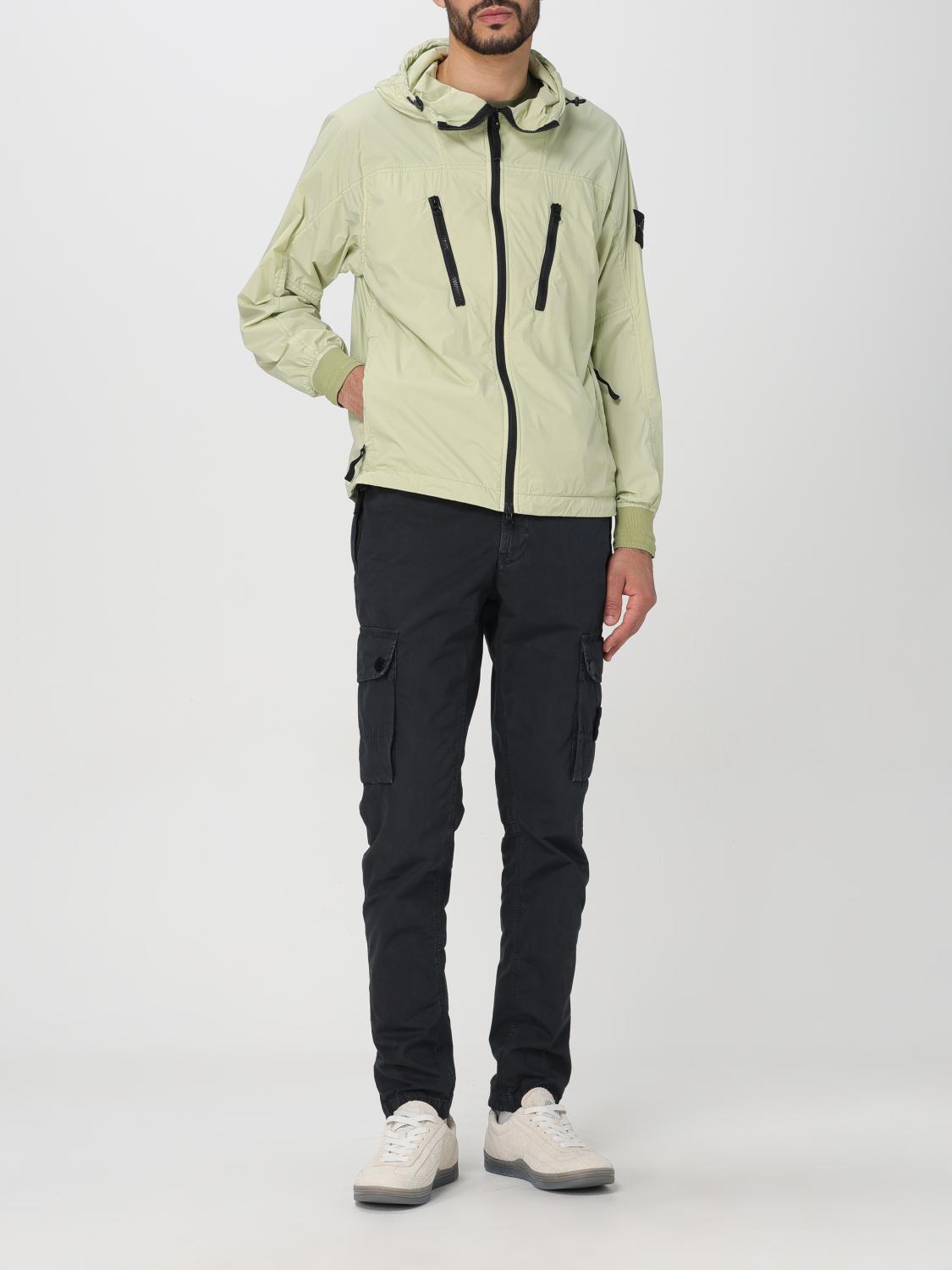 STONE ISLAND 팬츠: 팬츠 남성 Stone Island, 그레이 - Img 2