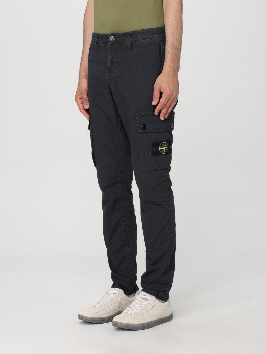 STONE ISLAND 팬츠: 팬츠 남성 Stone Island, 그레이 - Img 4