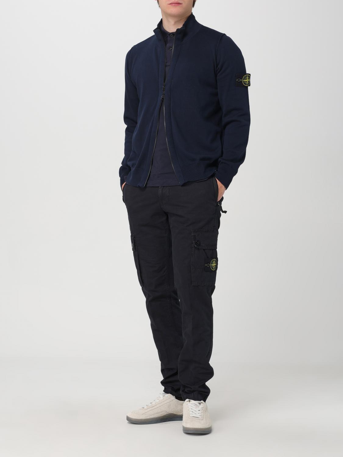 STONE ISLAND 팬츠: 팬츠 남성 Stone Island, 네이비 - Img 2