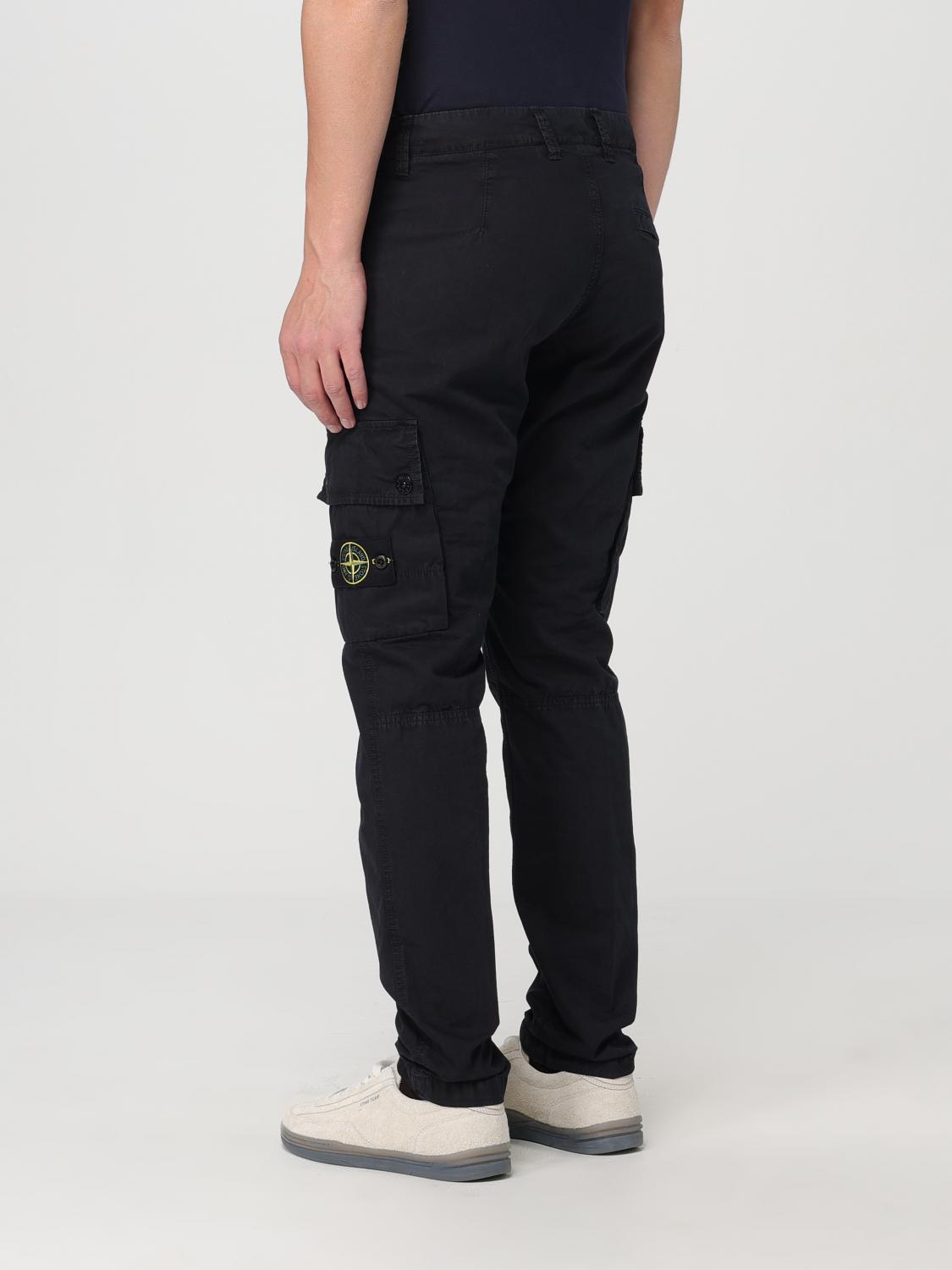 STONE ISLAND 팬츠: 팬츠 남성 Stone Island, 네이비 - Img 3