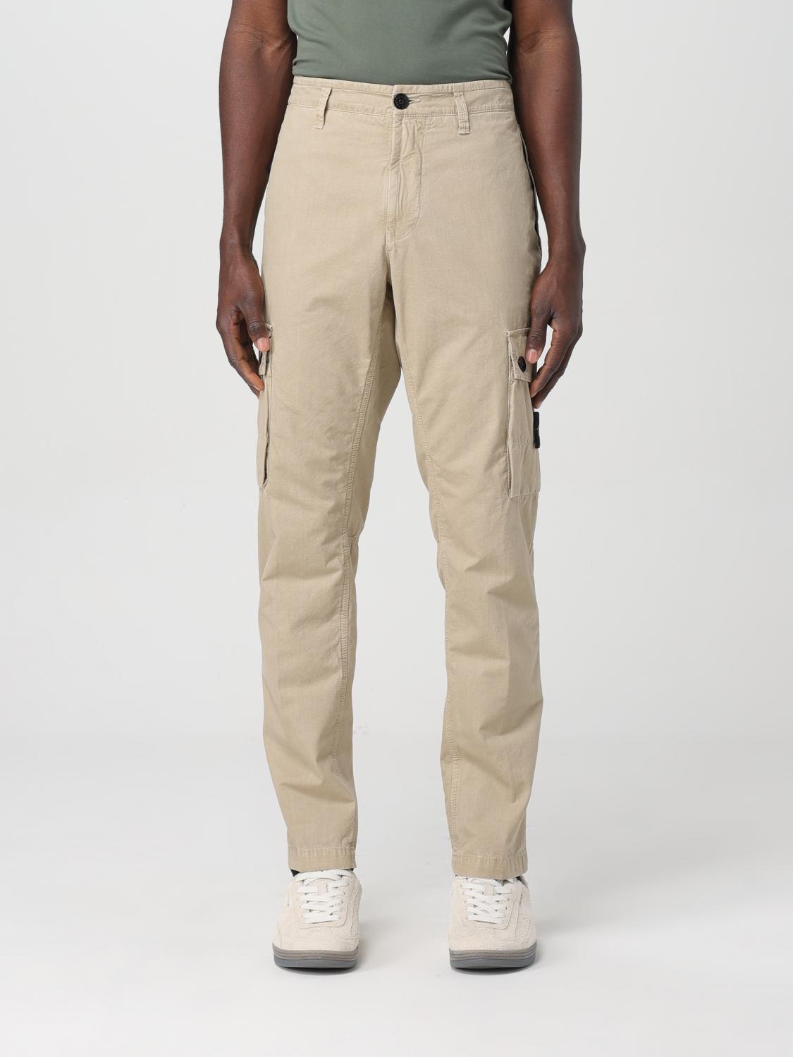 STONE ISLAND パンツ: パンツ メンズ Stone Island, サンド - Img 1