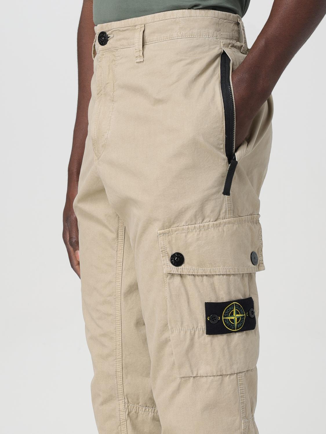 STONE ISLAND パンツ: パンツ メンズ Stone Island, サンド - Img 5