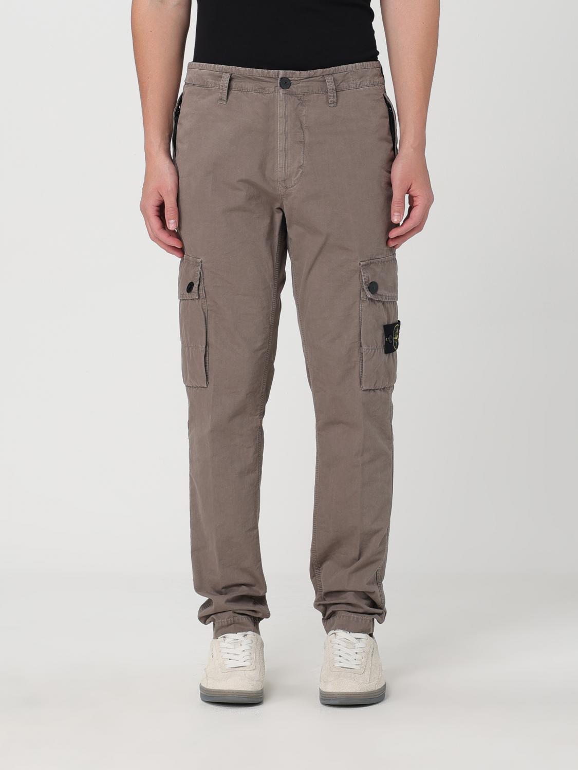 STONE ISLAND パンツ: パンツ メンズ Stone Island, グレー 1 - Img 1