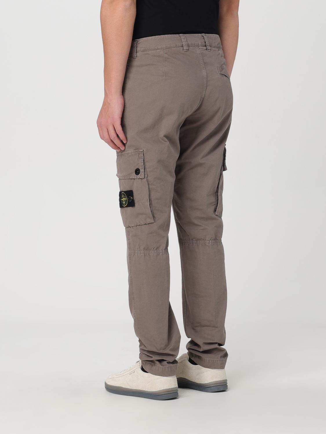 STONE ISLAND パンツ: パンツ メンズ Stone Island, グレー 1 - Img 3