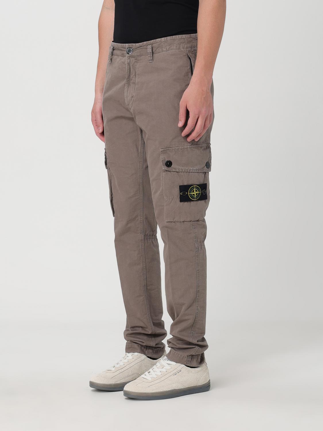 STONE ISLAND パンツ: パンツ メンズ Stone Island, グレー 1 - Img 4