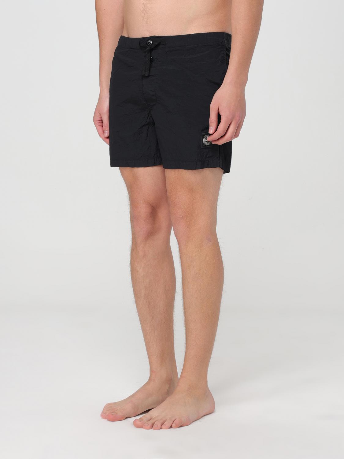 STONE ISLAND SWIMSUIT: Swimsuit men Stone Island, Black - Img 3
