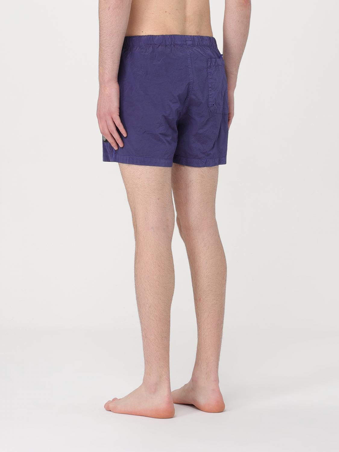 STONE ISLAND BADEMODE: Bademode herren Stone Island, Violett - Img 2