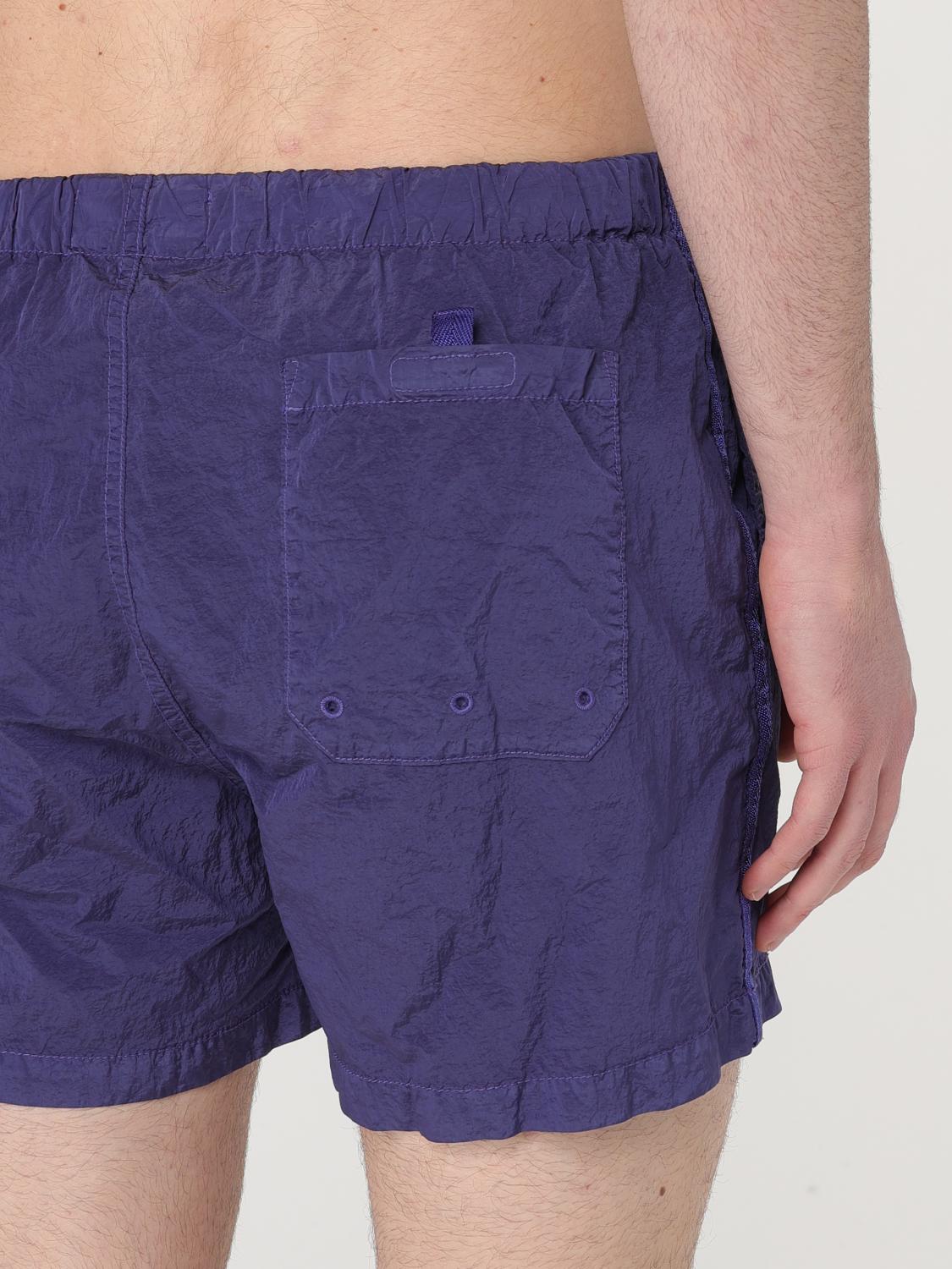 STONE ISLAND BADEMODE: Bademode herren Stone Island, Violett - Img 4