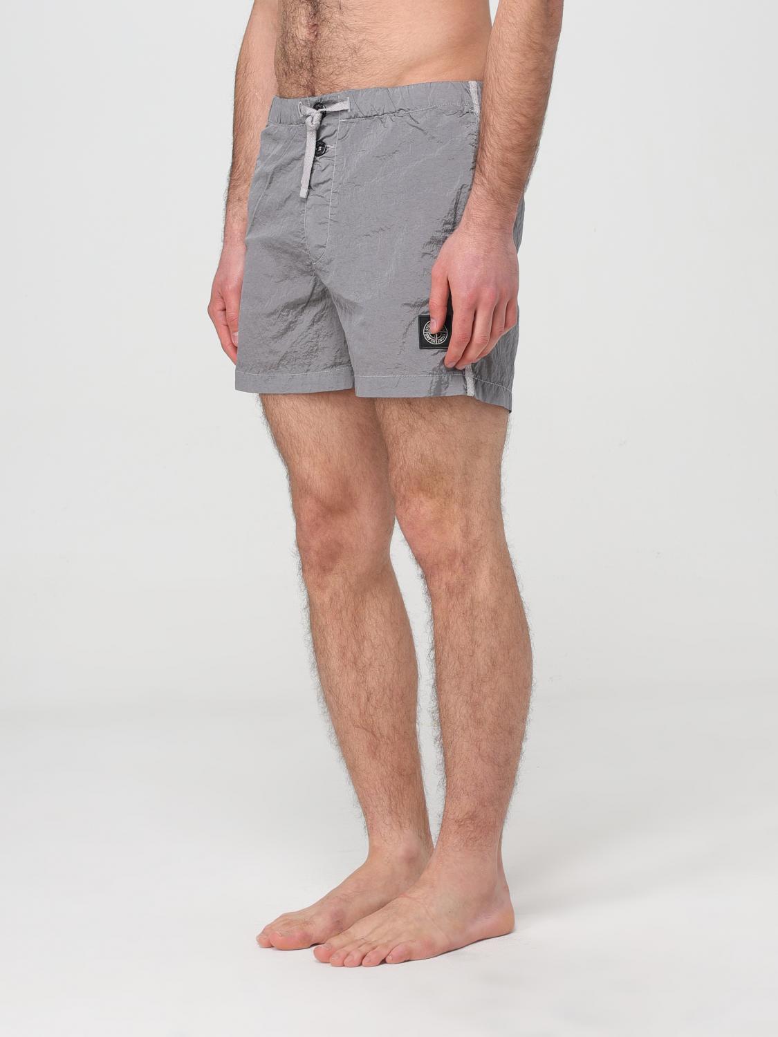 STONE ISLAND BADEMODE: Bademode herren Stone Island, Grau - Img 3