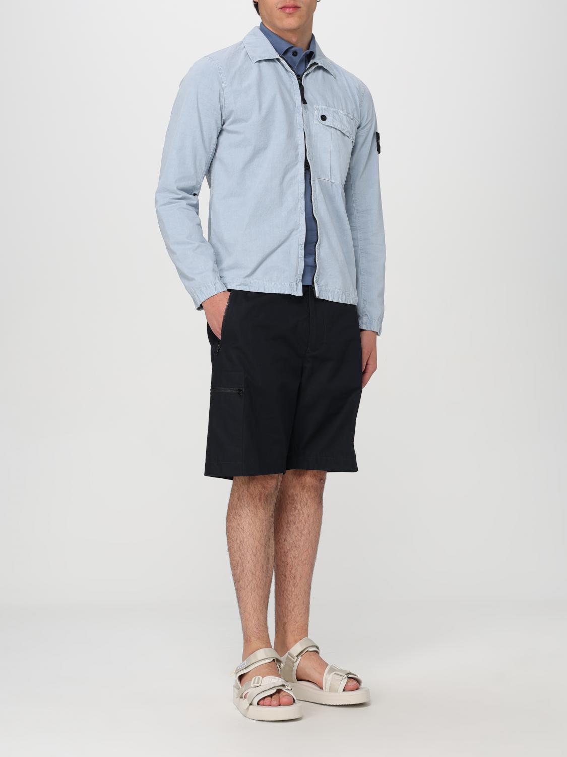 STONE ISLAND JACKE: Hemd herren Stone Island, Hellblau - Img 2