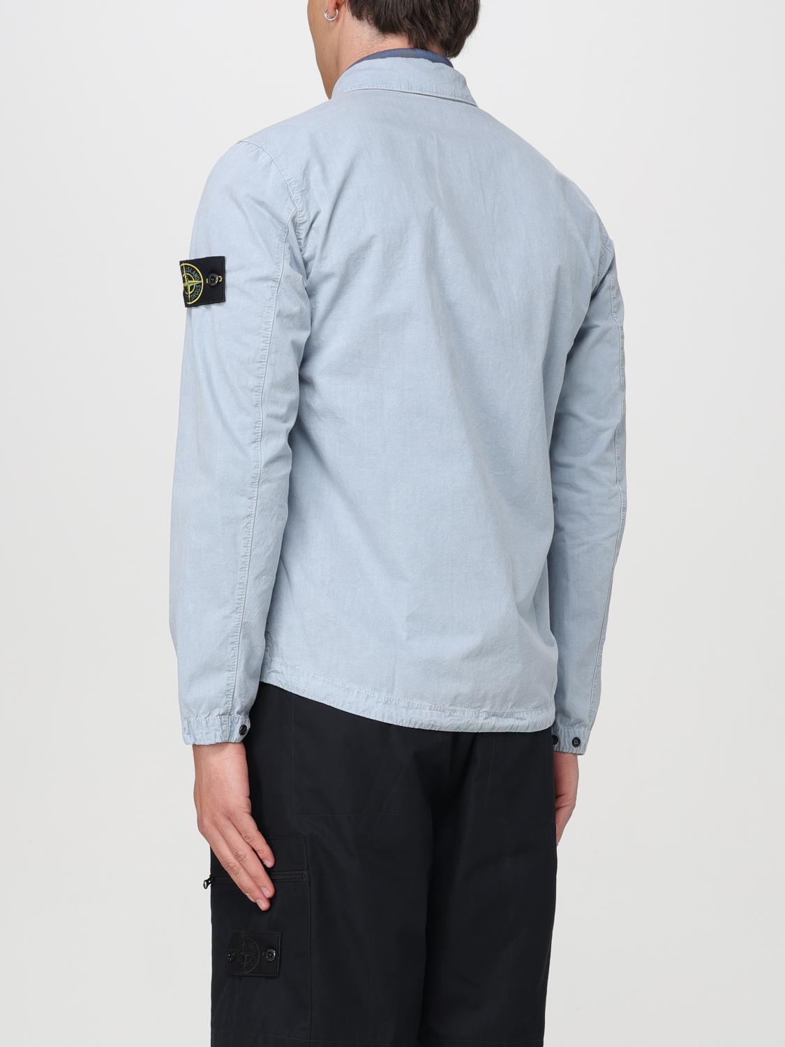 STONE ISLAND JACKE: Hemd herren Stone Island, Hellblau - Img 3