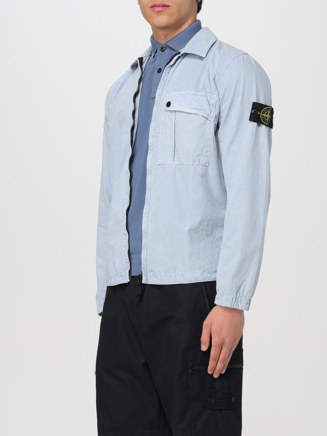 STONE ISLAND JACKE: Hemd herren Stone Island, Hellblau - Img 4