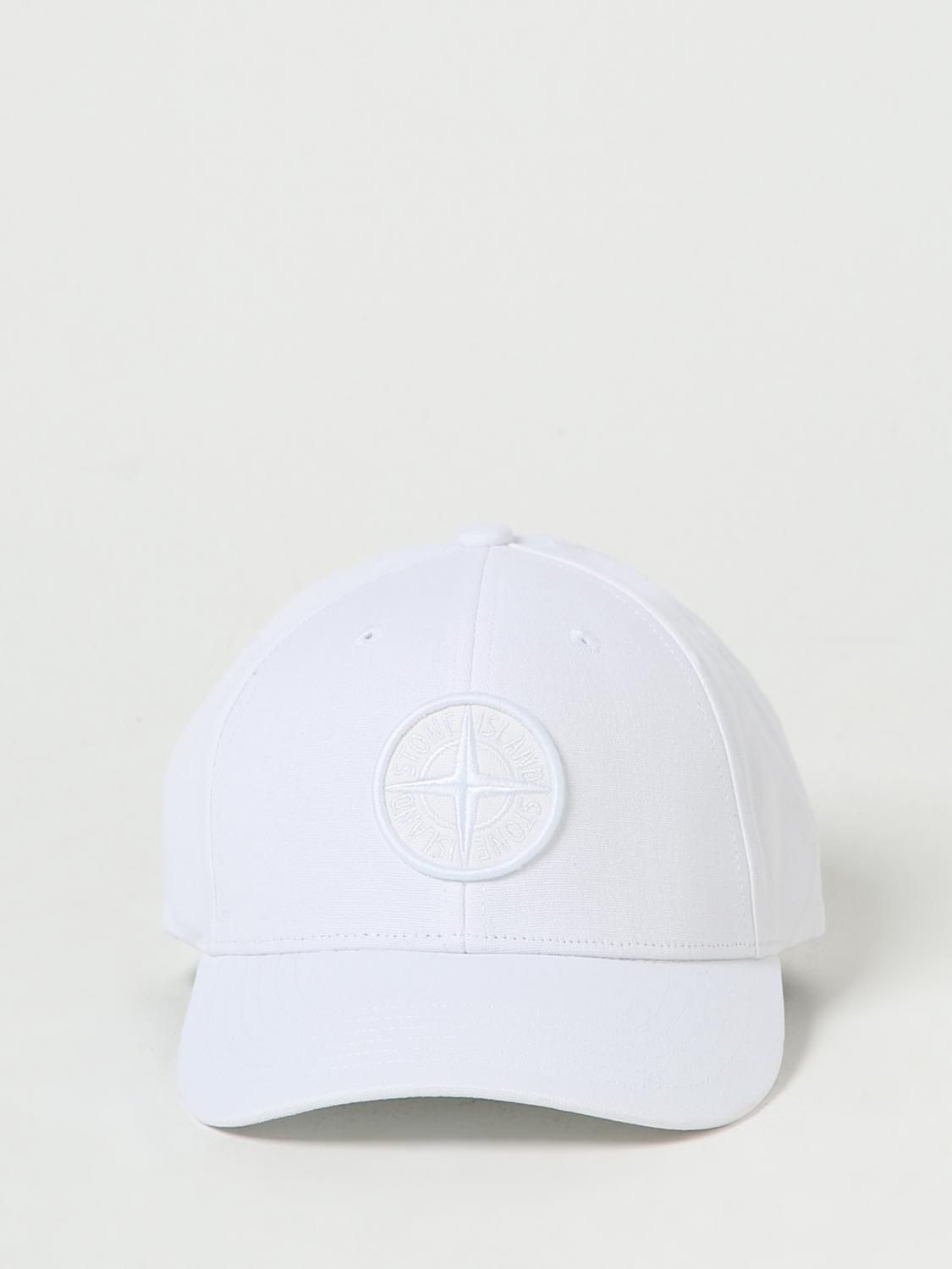 STONE ISLAND 모자: 모자 남성 Stone Island, 화이트 - Img 2